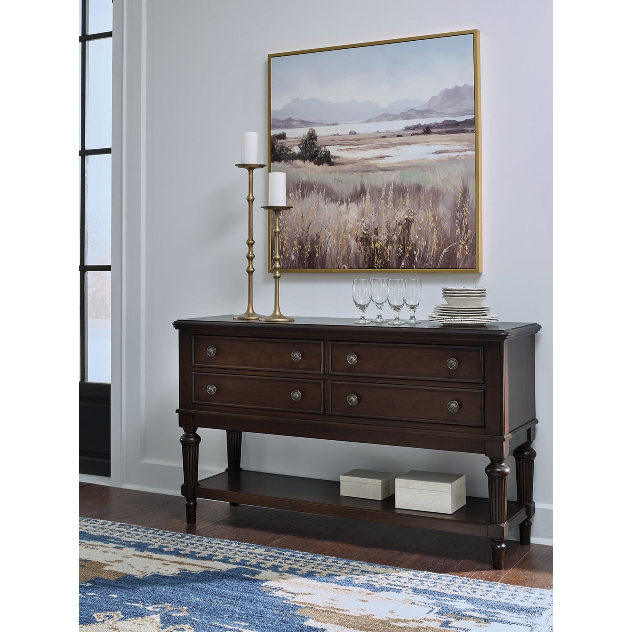 Lavinton Dining Server - Brown - (D764-60)