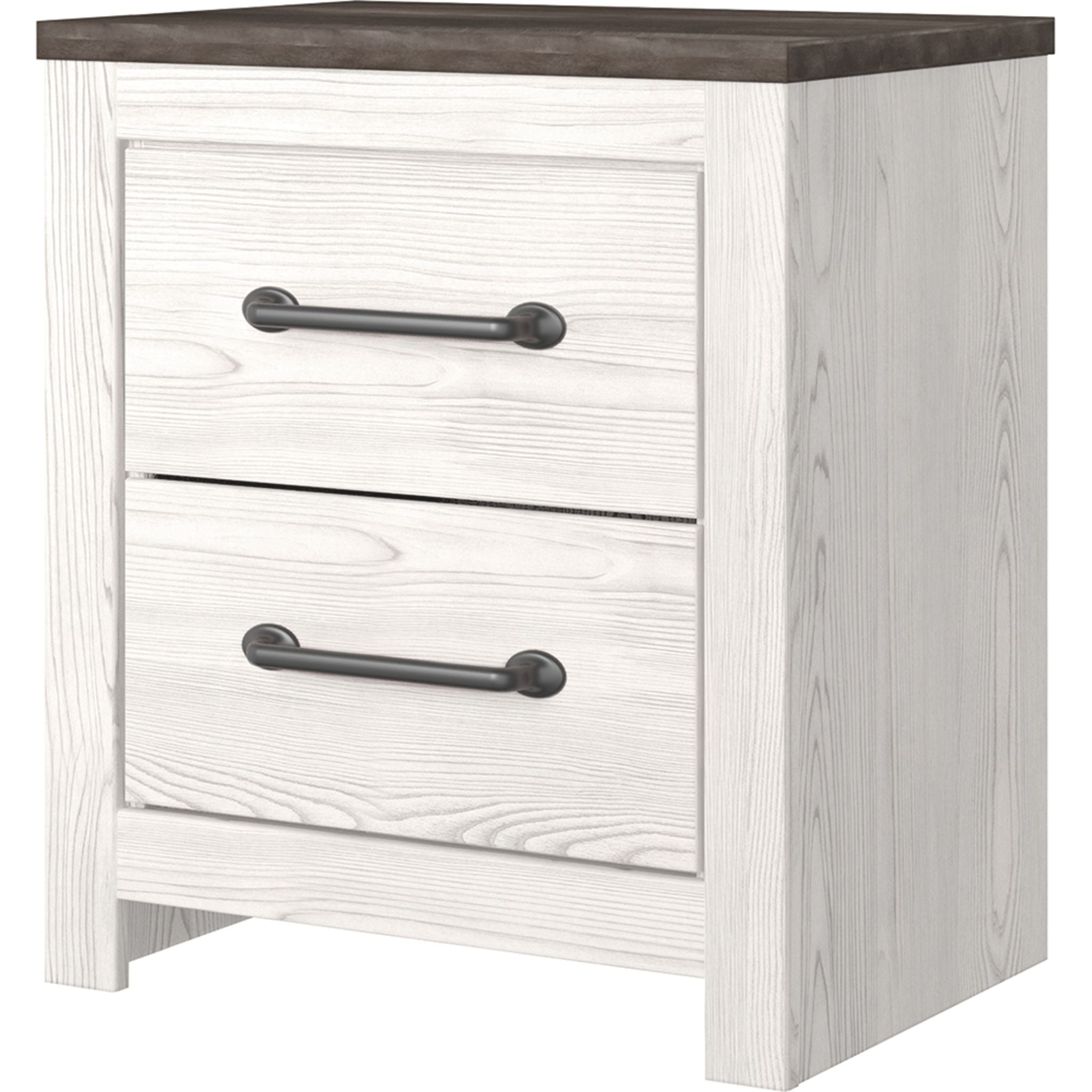 Gerridan Nightstand - White/Gray