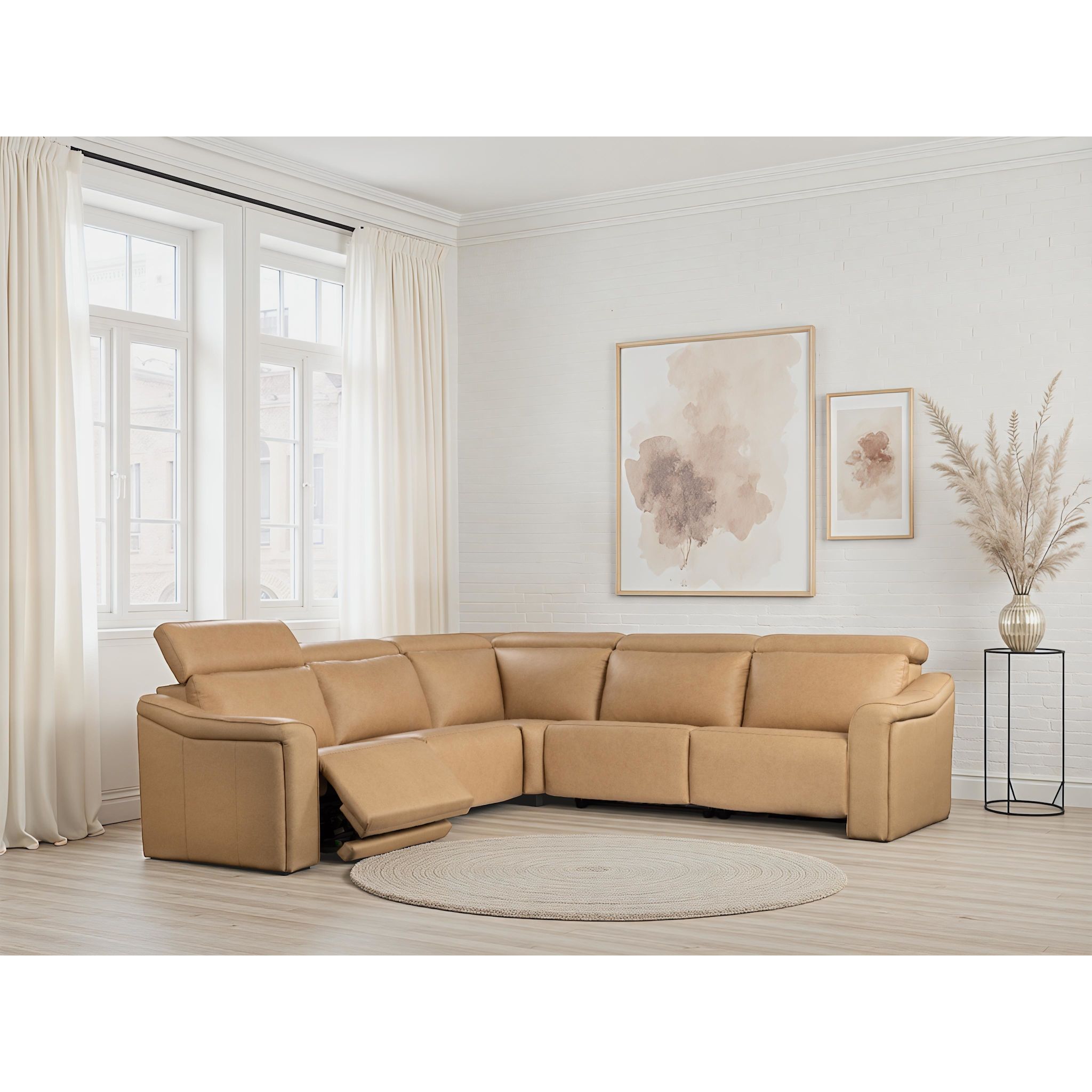 Versailles 5 Piece Power Reclining Sectional