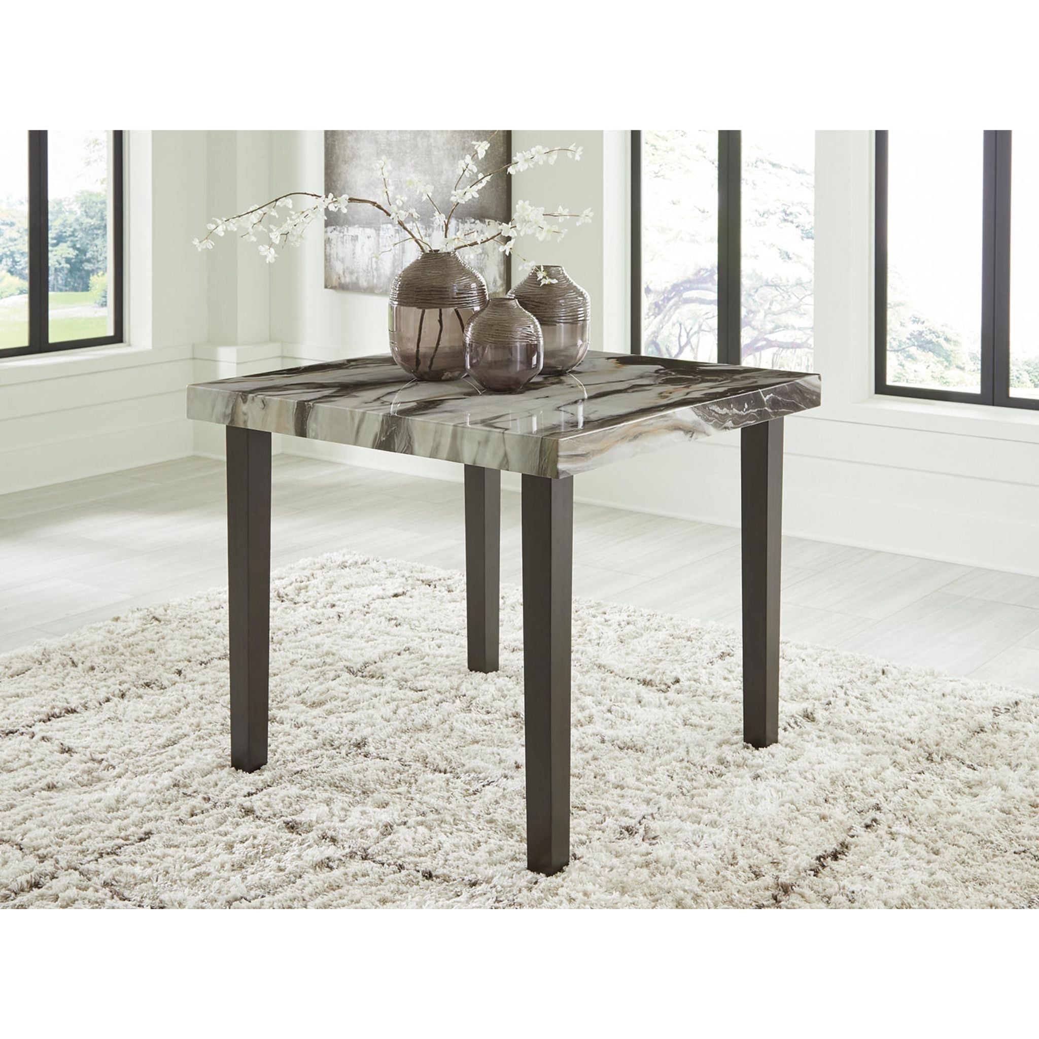 Jeshina Counter Height Table - Dark Brown/Beige - (PCD581-13)