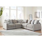 Aslan Court 5 Piece Sectional - Pebble