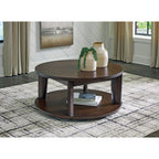 Korestone 2 Coffee Table - Dark Brown