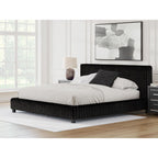 Zuraleus King Upholstered Bed - Black