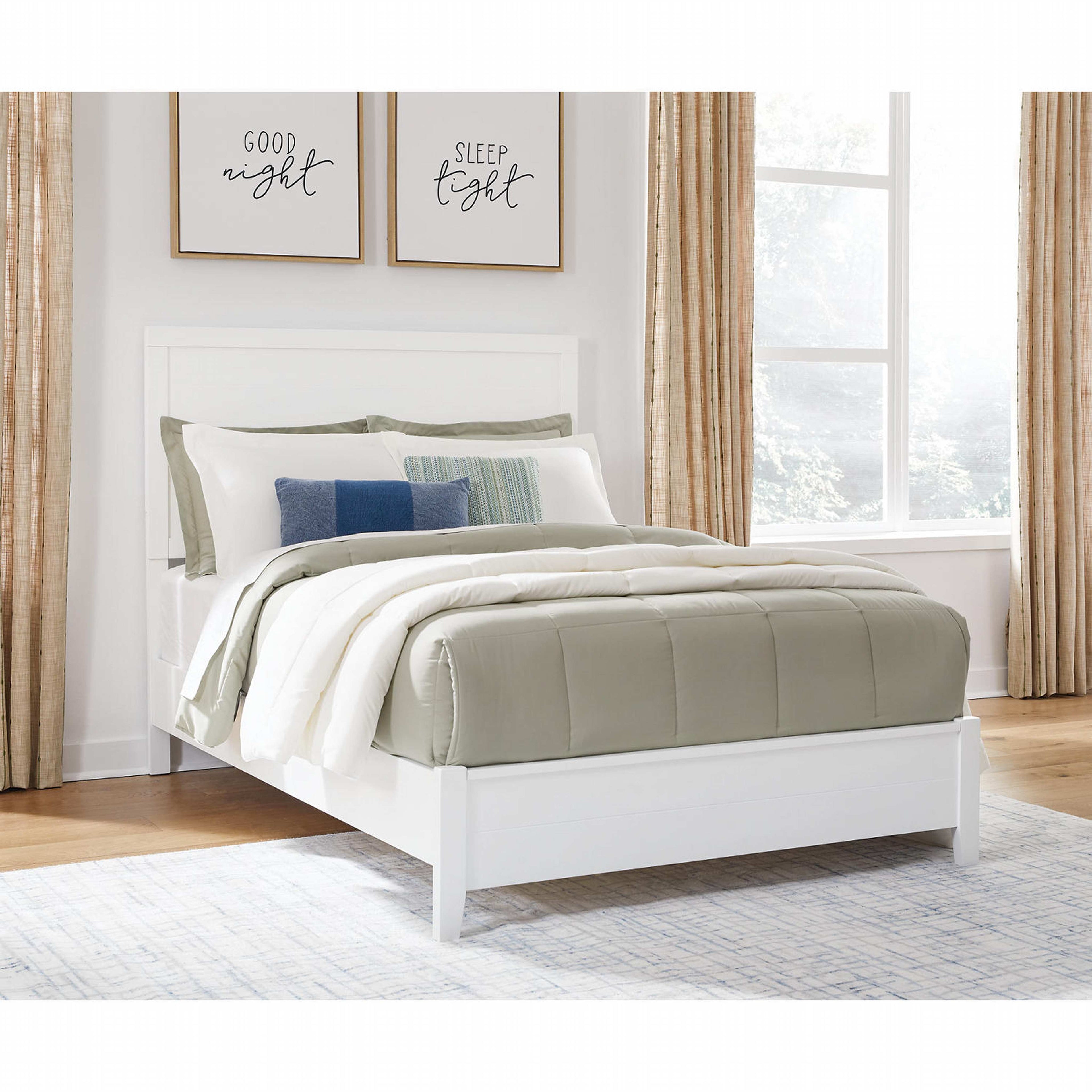 Binterglen Full Panel Bed - White