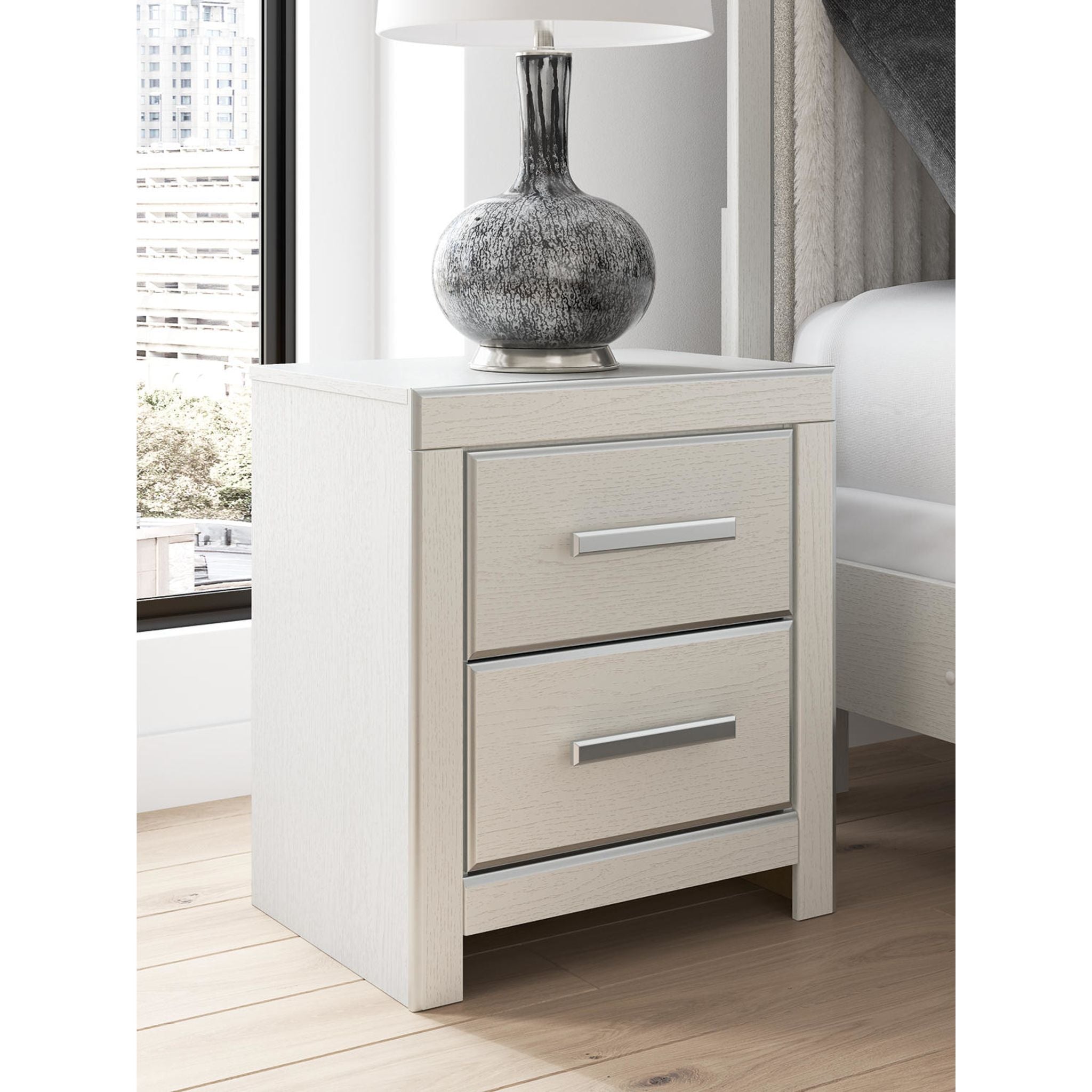 Zuraleus Nightstand - White