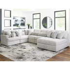 Cuddle Plush 6 Piece Modular Sectional with Chaise