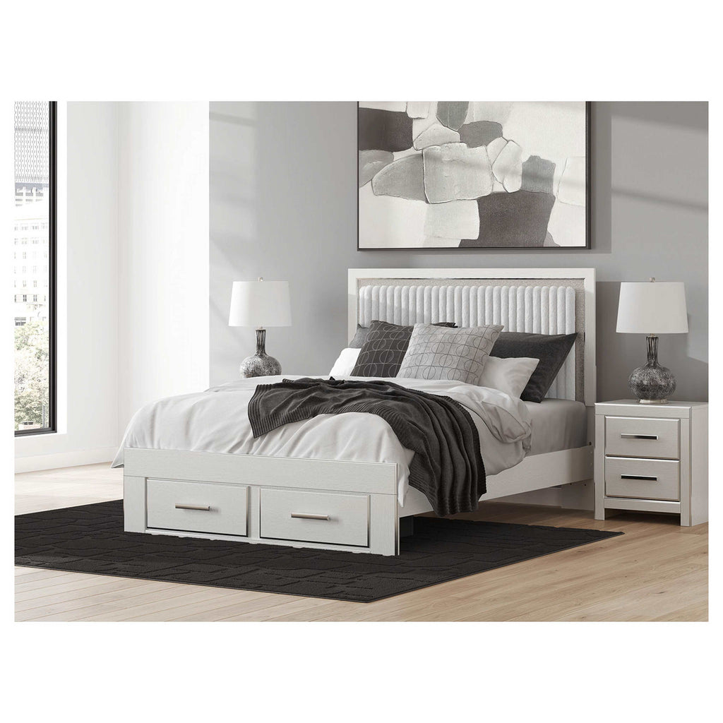 Zuraleus Queen Storage Bed - White