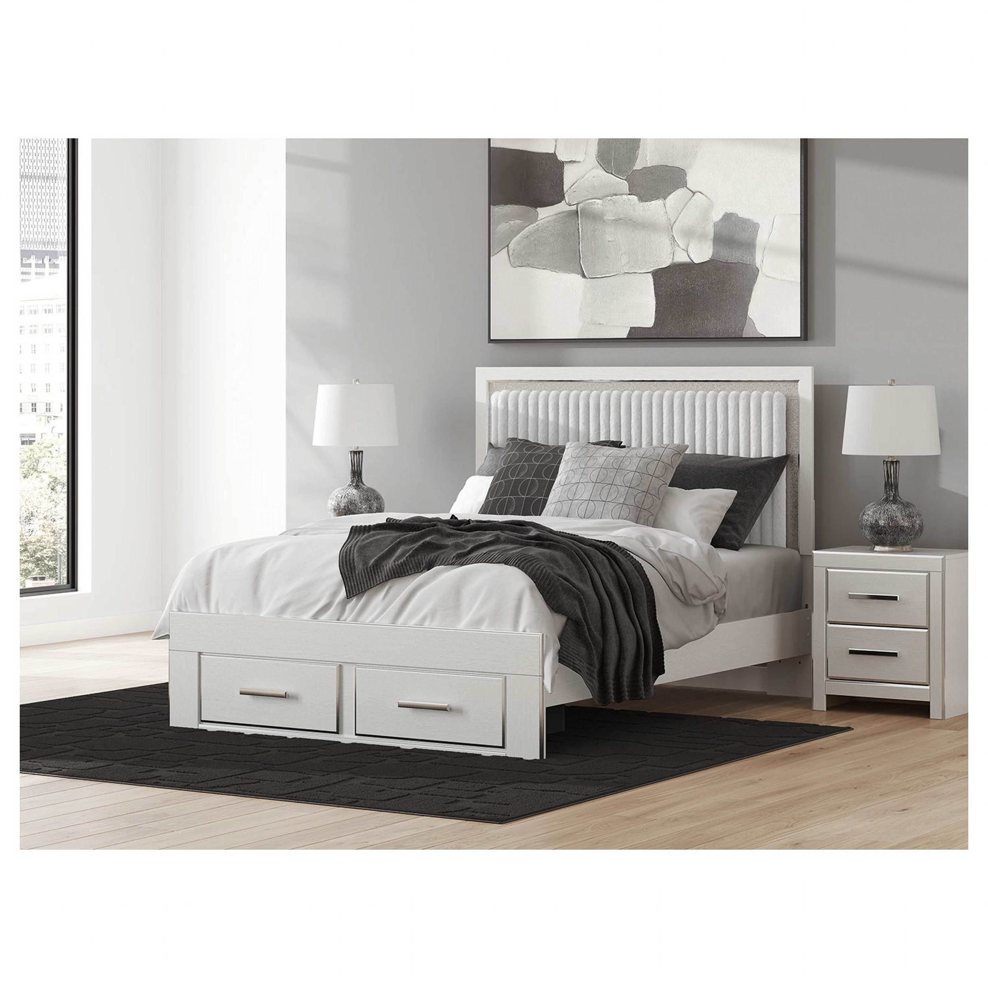 Zuraleus Queen Storage Bed - White