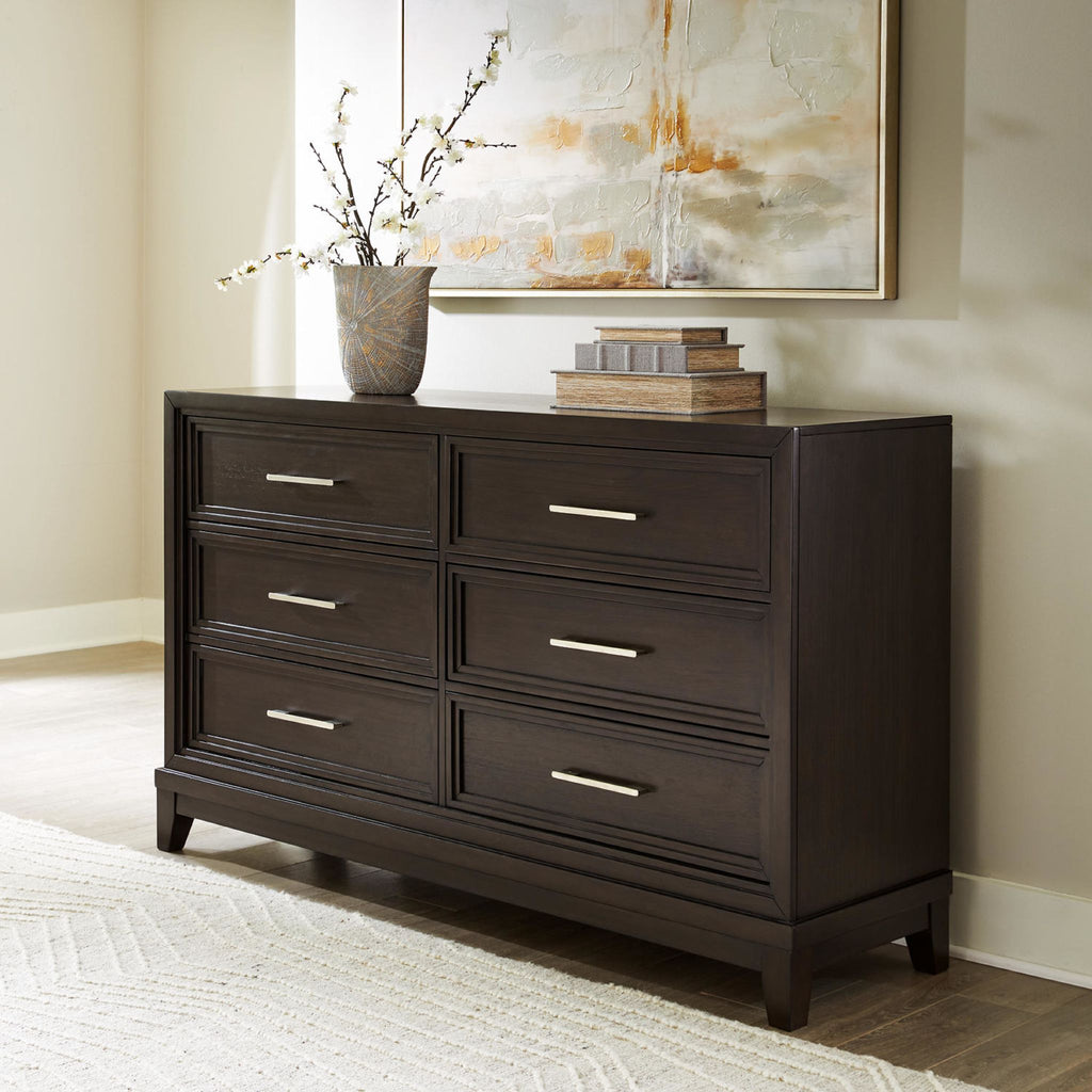 Neymorton Dresser - Dark Grayish Brown
