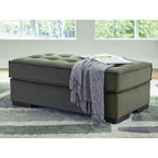 Caspian-Town Oversized Accent Ottoman - Olive