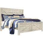 Bellaby 5 Piece King Panel Bedroom - Whitewash