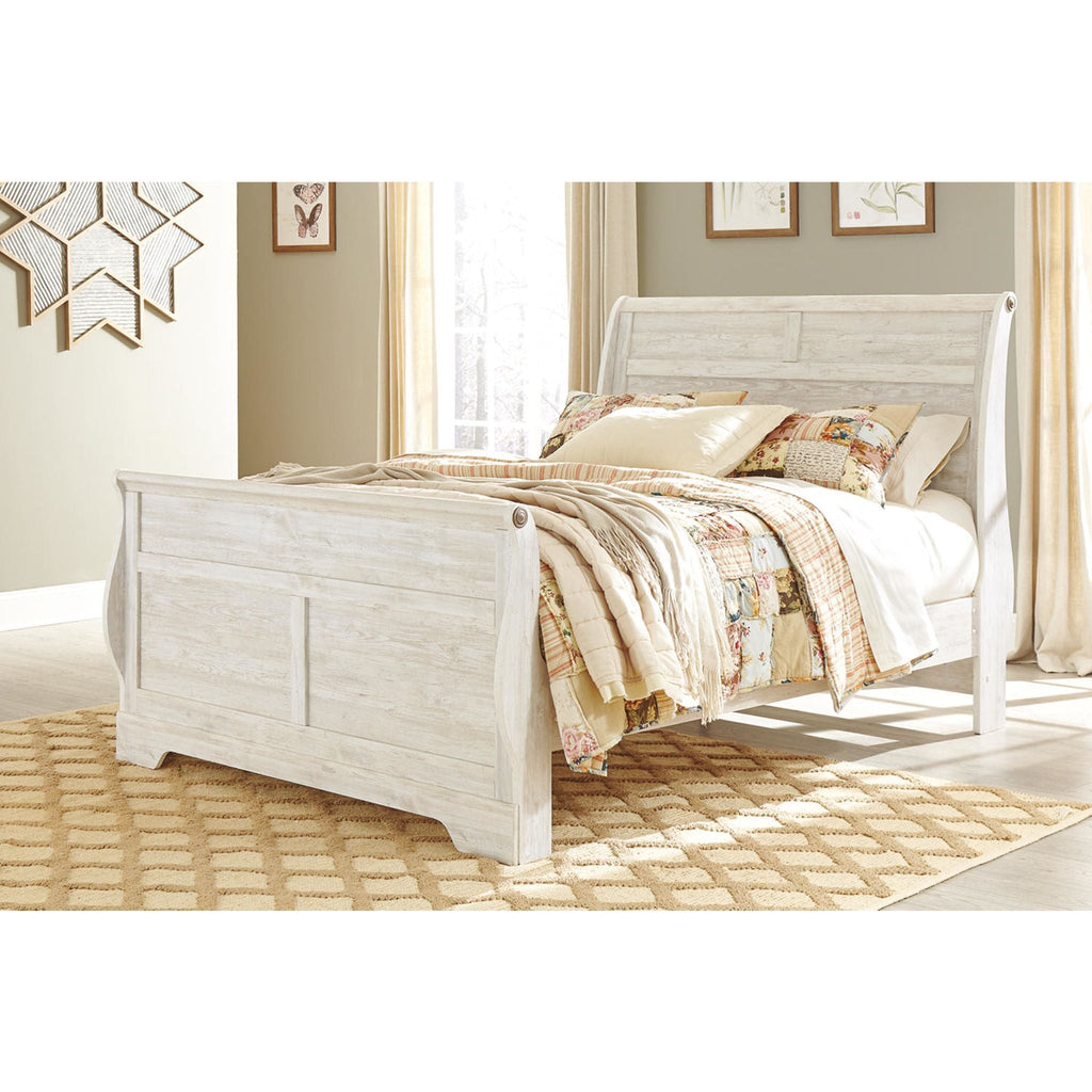Willowton Queen Sleigh Bed