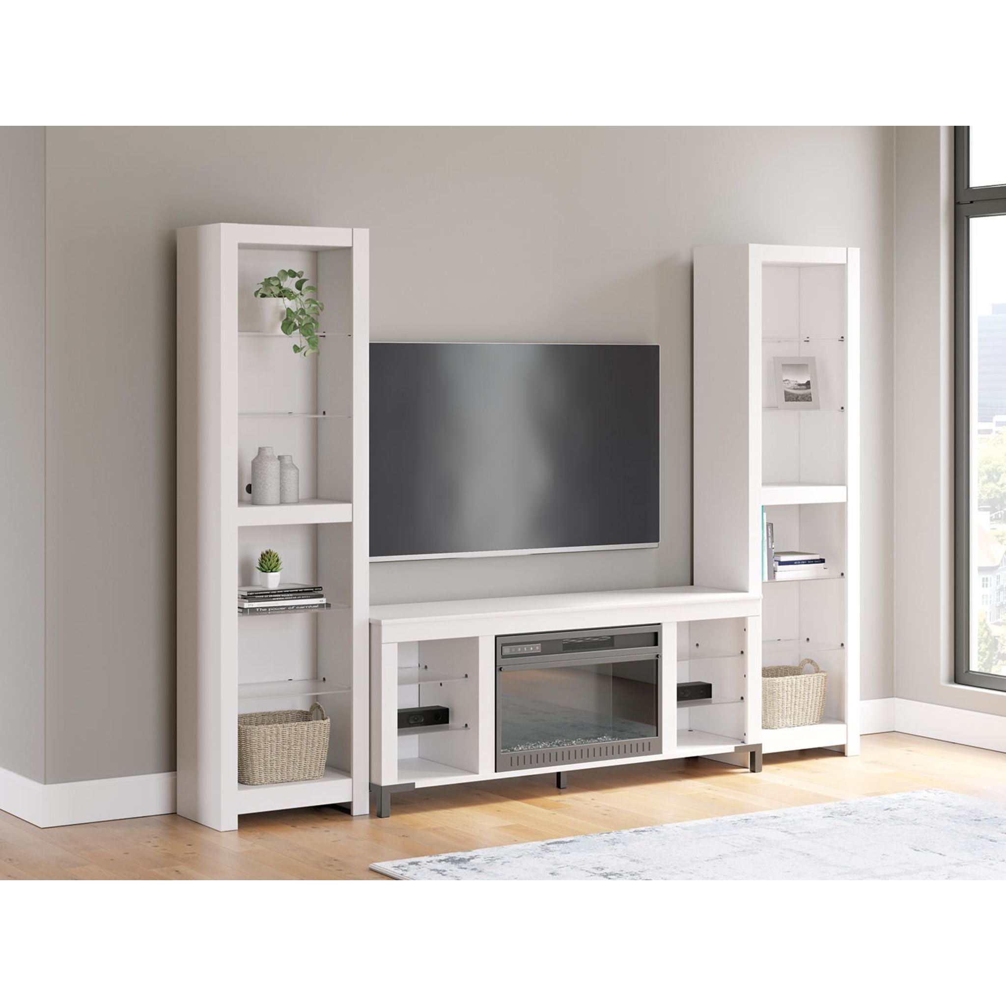 Brollevi 3 Piece Entertainment Unit - White