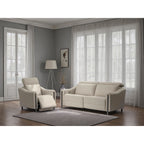Reverie Power Reclining Sofa With Power Headrest - Vacchetta Grey
