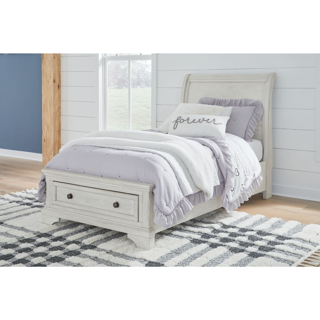 Robbinsdale Twin Sleigh Storage Bed