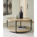 Dyonton Coffee Table - Light Grayish Brown