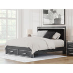 Zuraleus King Storage Bed - Black