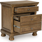 Feddinger Nightstand - Medium Brown