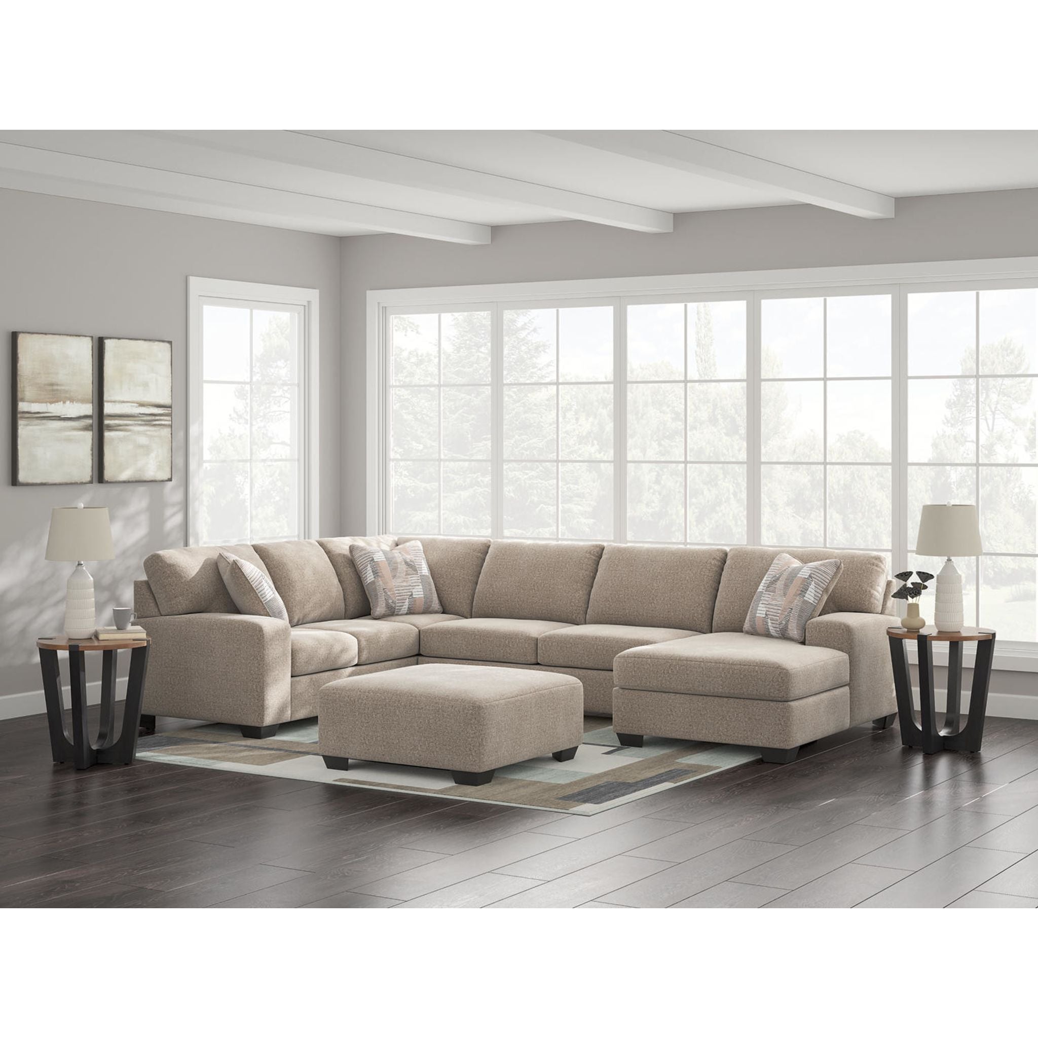 Newellen 3 Piece Sectional with Chaise