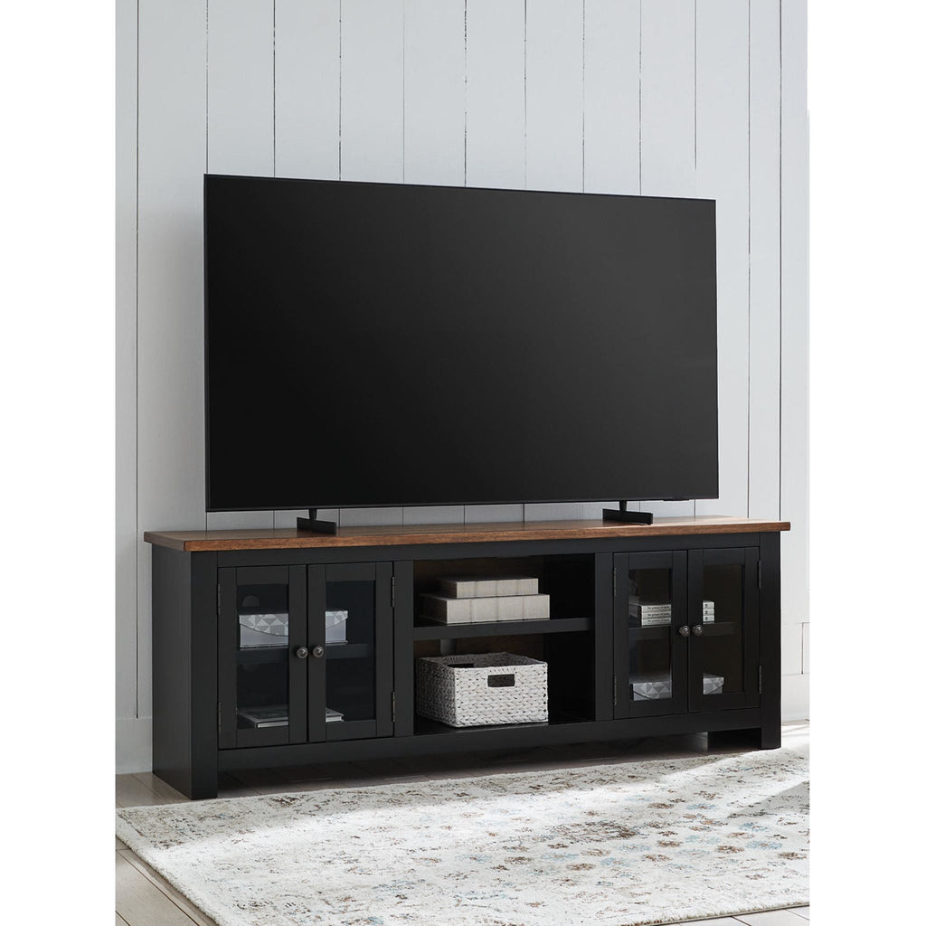Wildenauer TV Stand - Brown/Black