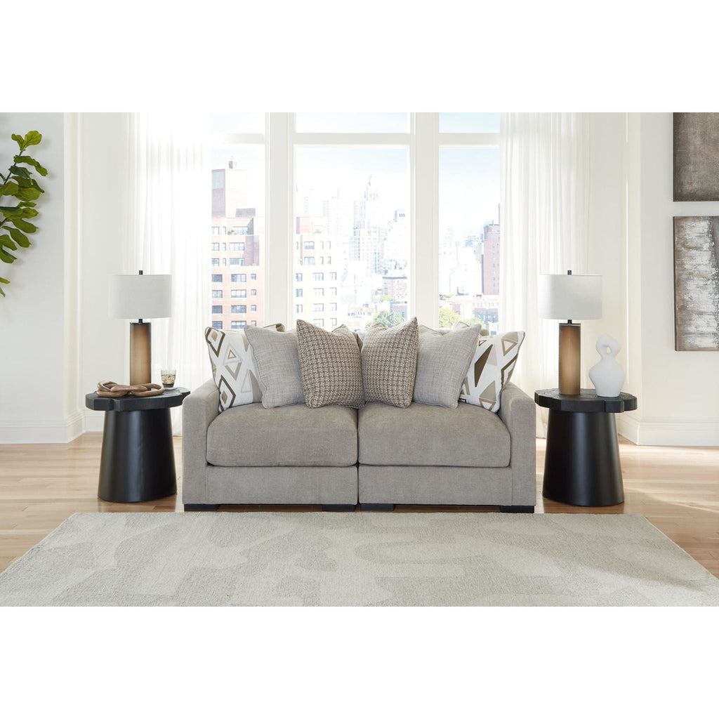 Aslan Court 2 Piece Sectional - Pebble