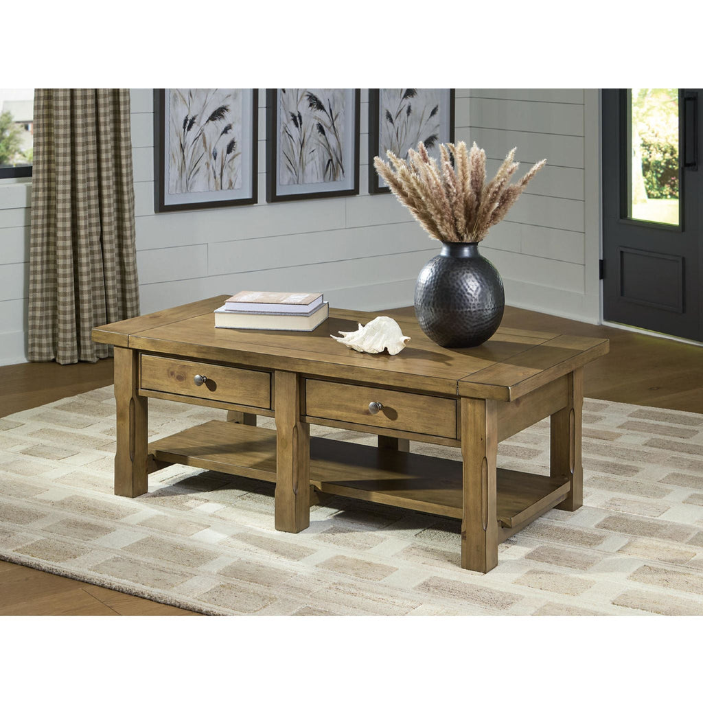 Vandenmore Coffee Table - Medium Brown