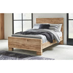 Hyanna Panel Bed - Tan Brown