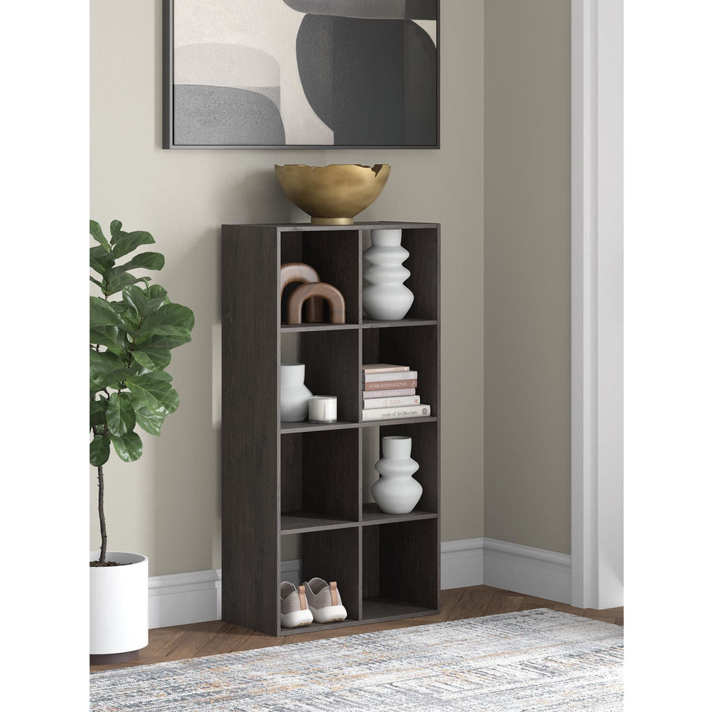 Piperton Bookcase - Charcoal