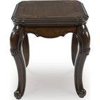 Maylee End Table - Dark Brown