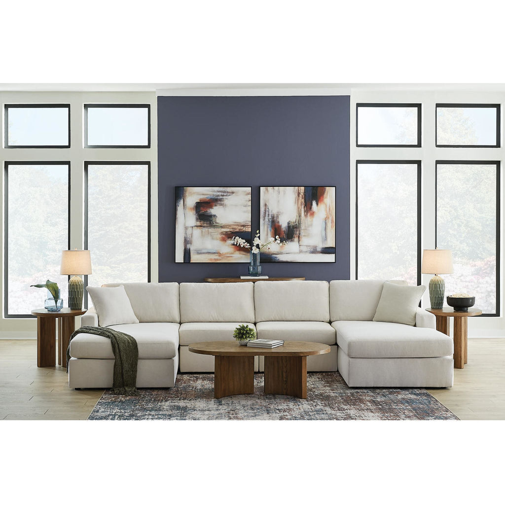 Modmax 4 Piece Modular Sectional with Double Chaise