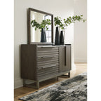 Arkenton Dresser and Mirror - Grayish Brown