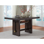 Burkhaus Counter Height Table - Dark Brown - (D984-32)
