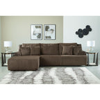 Top Tier 3 Piece Reclining Sectional with Chaise