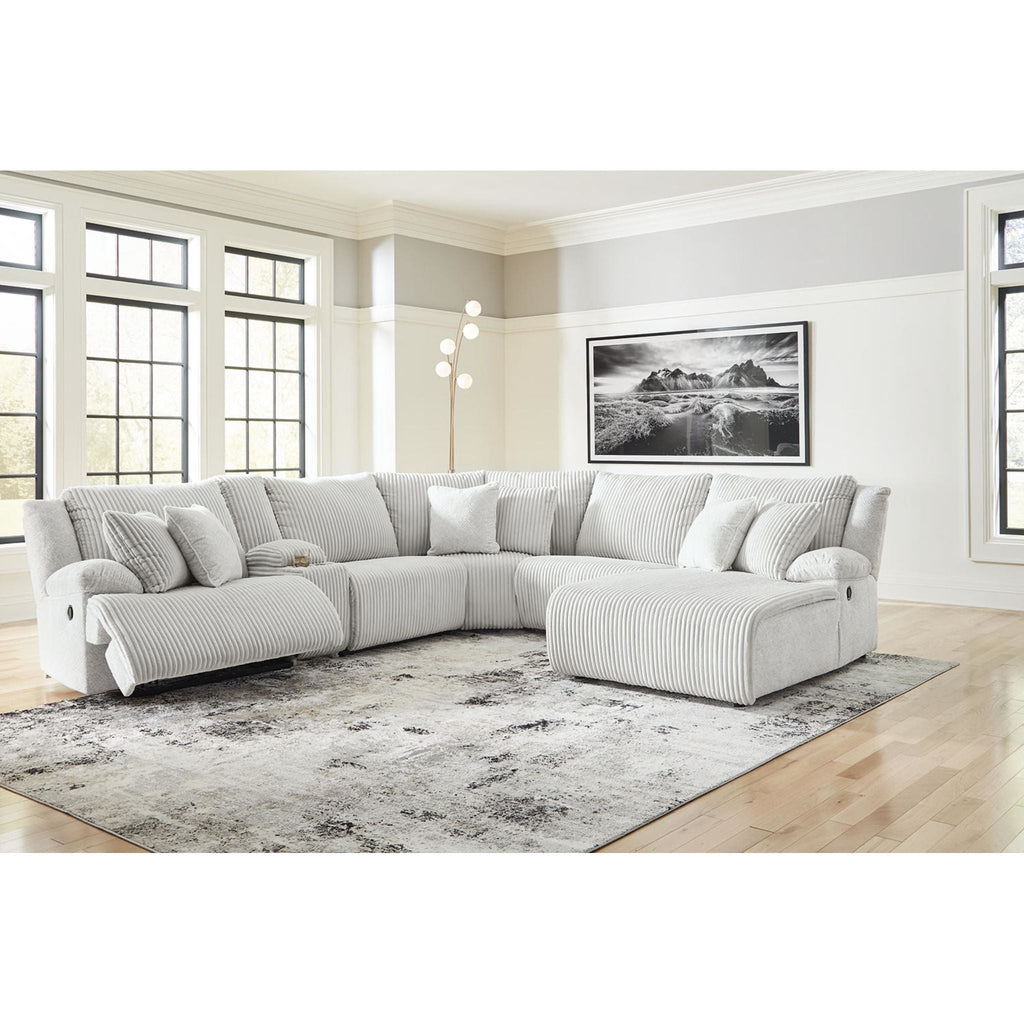 Top Tier 6 Piece Reclining Sectional with Chaise