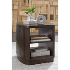 Korestone End Table - Dark Brown