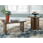 Shawbeck 2 Pack Tables - Medium Brown