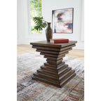 Hannodream End Table - Warm Brown