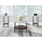 Wrenwich 3 Pack Tables - Brown/Black/White