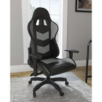 Lynxtyn Swivel Gaming Chair - Black/Gray