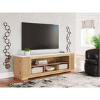 Camdill TV Stand - Light Brown