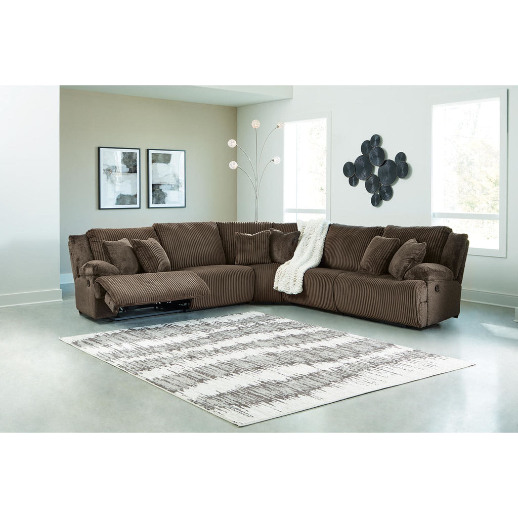 Top Tier 5 Piece Reclining Sectional