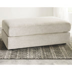 Soletren Oversized Accent Ottoman - Stone