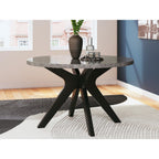 Glinari Dining Table - Taupe/Black - (D476-15)