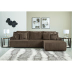 Top Tier 3 Piece Reclining Sectional with Chaise