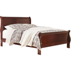 Alisdair 5 Piece King Sleigh Bedroom - Dark Brown