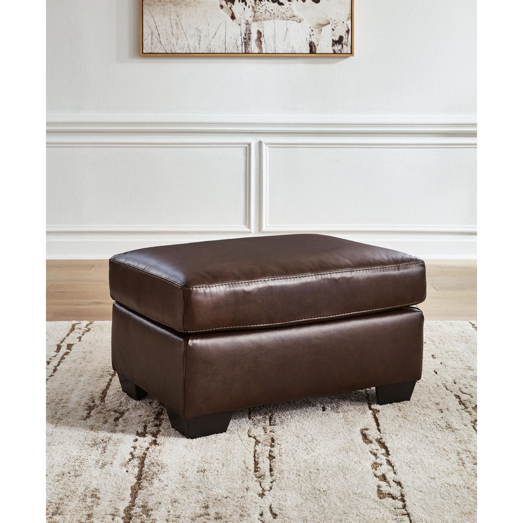 Santorine Ottoman - Dark Brown