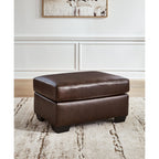 Santorine Ottoman - Dark Brown