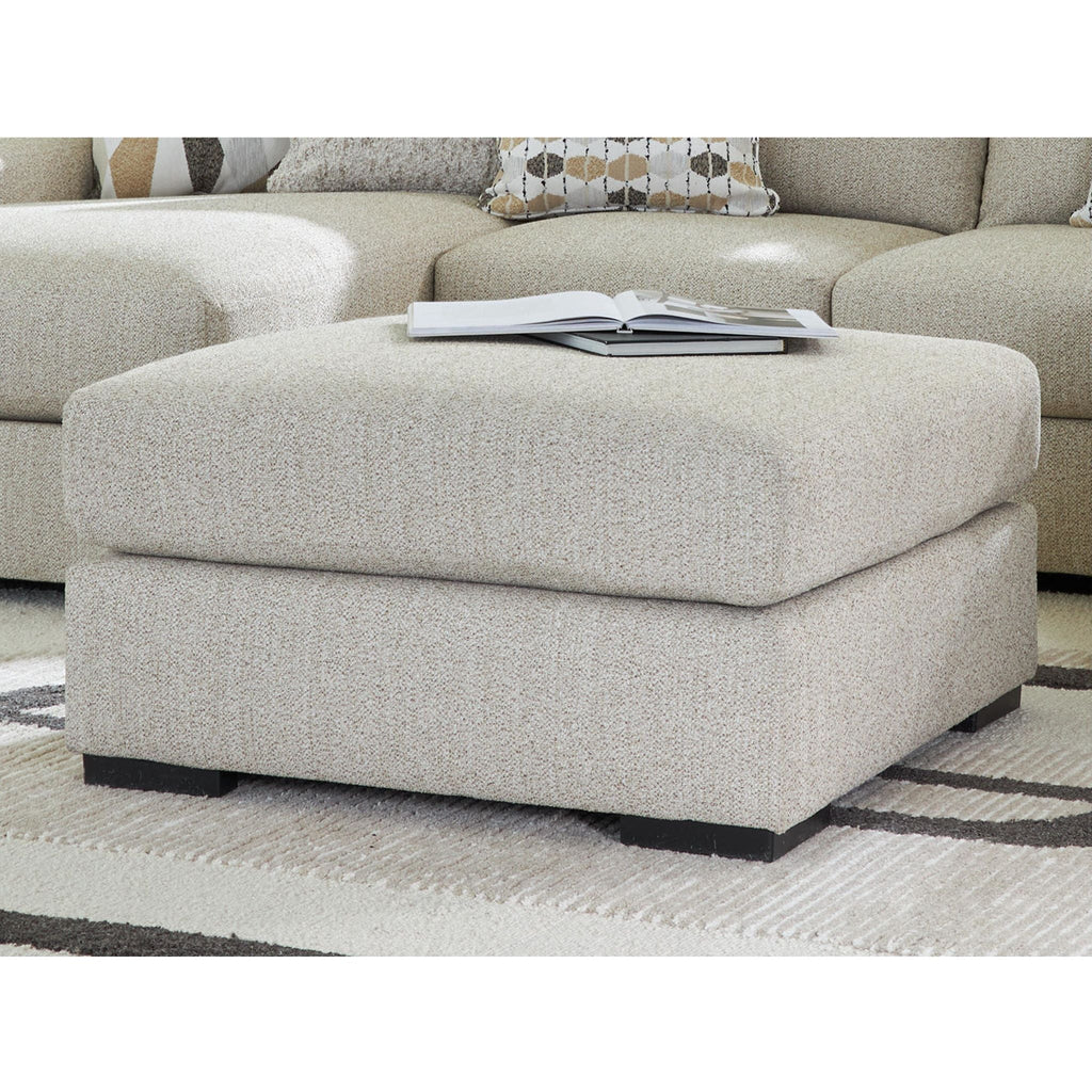 Laurelgrove Oversized Accent Ottoman - Pebble
