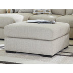 Laurelgrove Oversized Accent Ottoman - Pebble