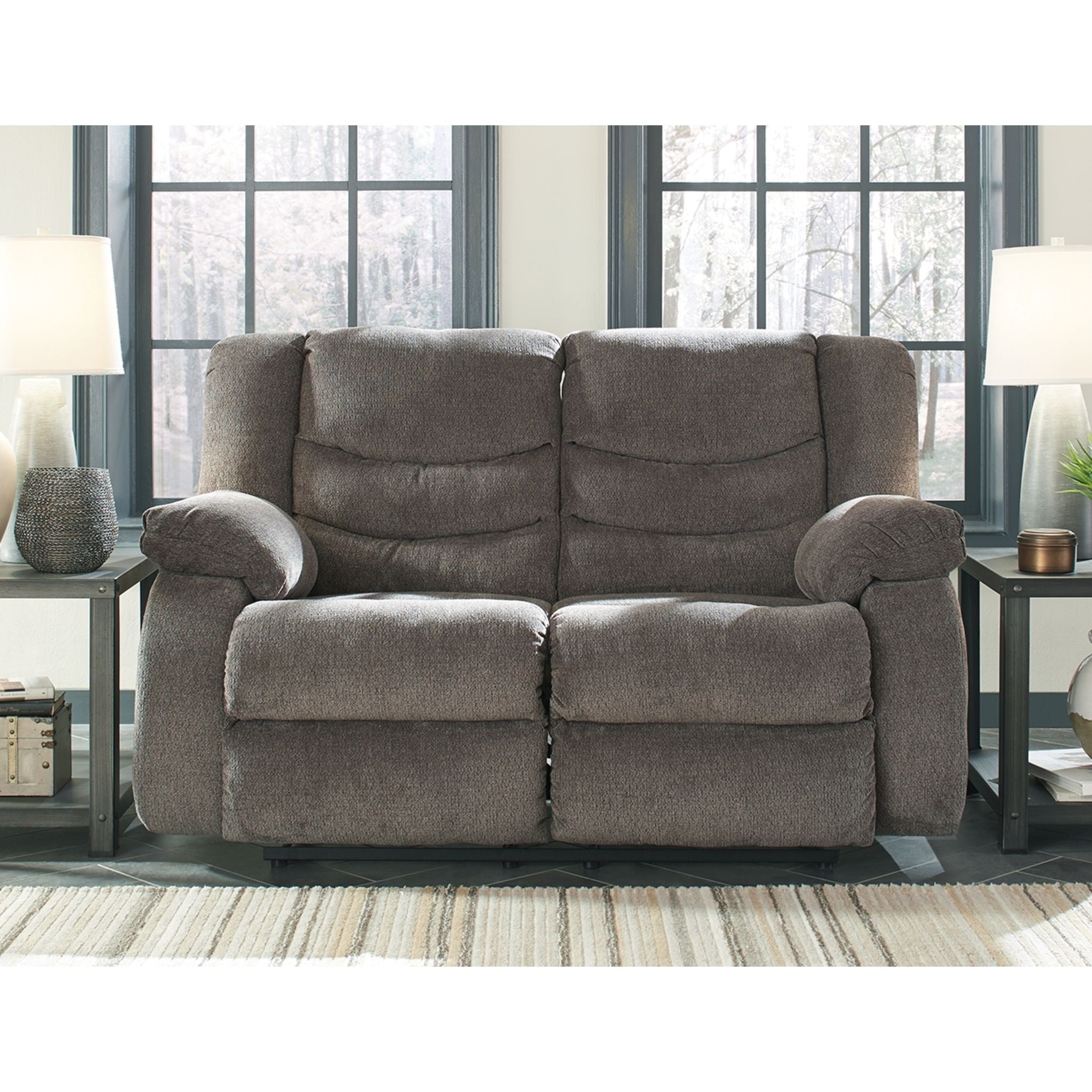 Tulen Reclining Loveseat - Gray
